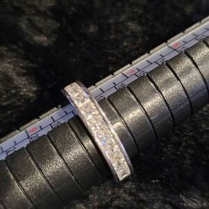5.5CTW Moissanite Eternity band. Size 8